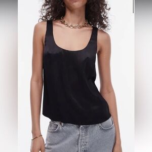 Satin tank top